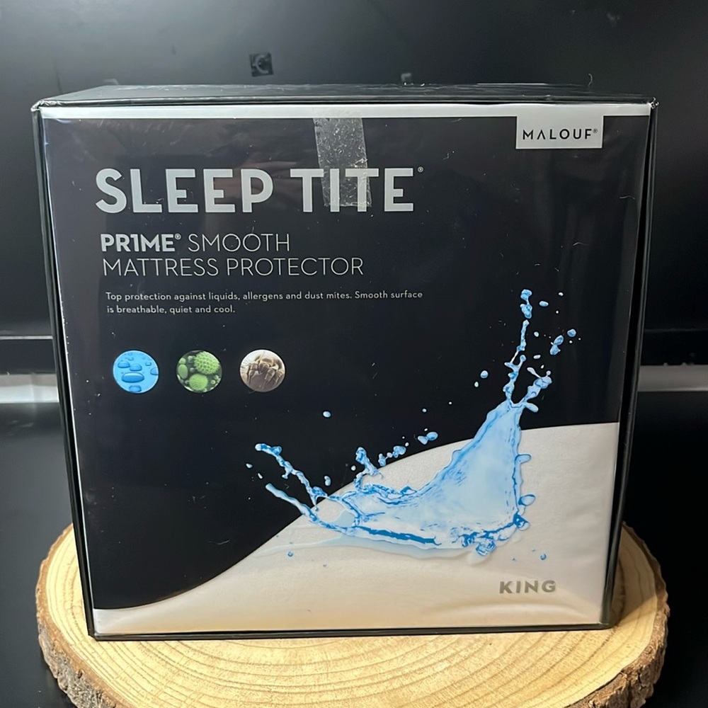 King size mattress protector Sleep Tite NEW Prime Smooth Malouf